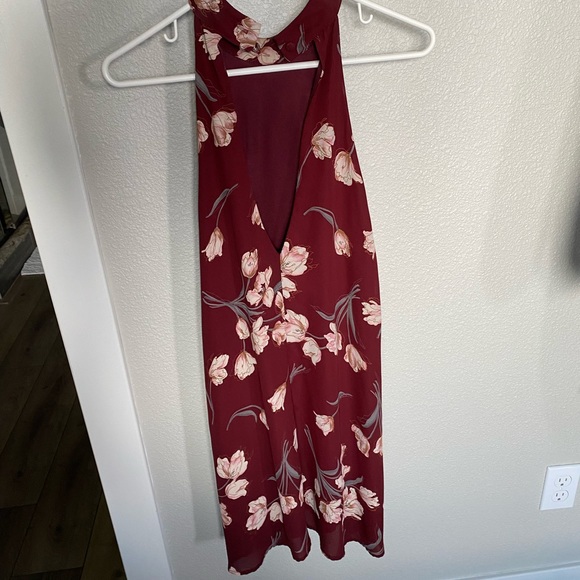 Red floral dress - Picture 2 of 5